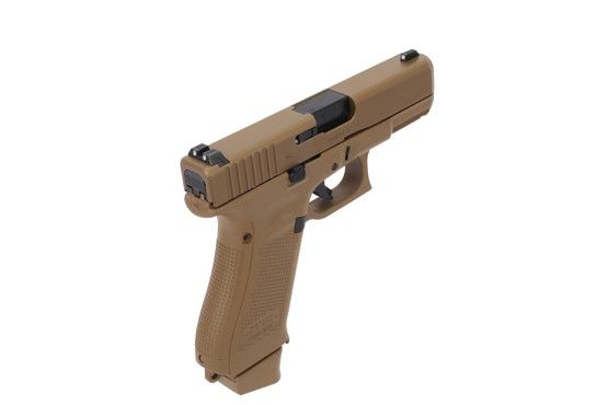 The Glock 19x for sale features traditional three dot sights